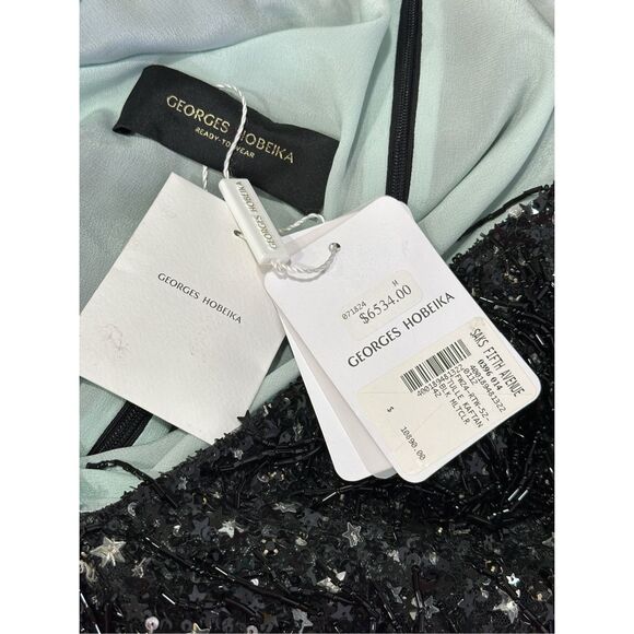 Elegant Black and Purple Maxi Dress - Picture 14 of 16